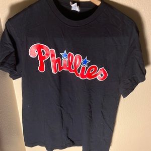 MLB Men’s Phillies Papelbon 58 Tee Color Black Size Medium